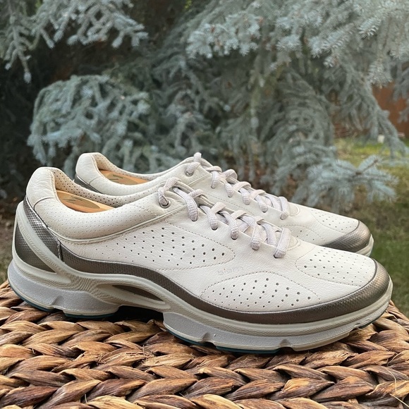 Ecco Biom Perfomance Yak Leather Natural Motion Golf Running Shoes Mens Size 8.5 - Picture 11 of 11